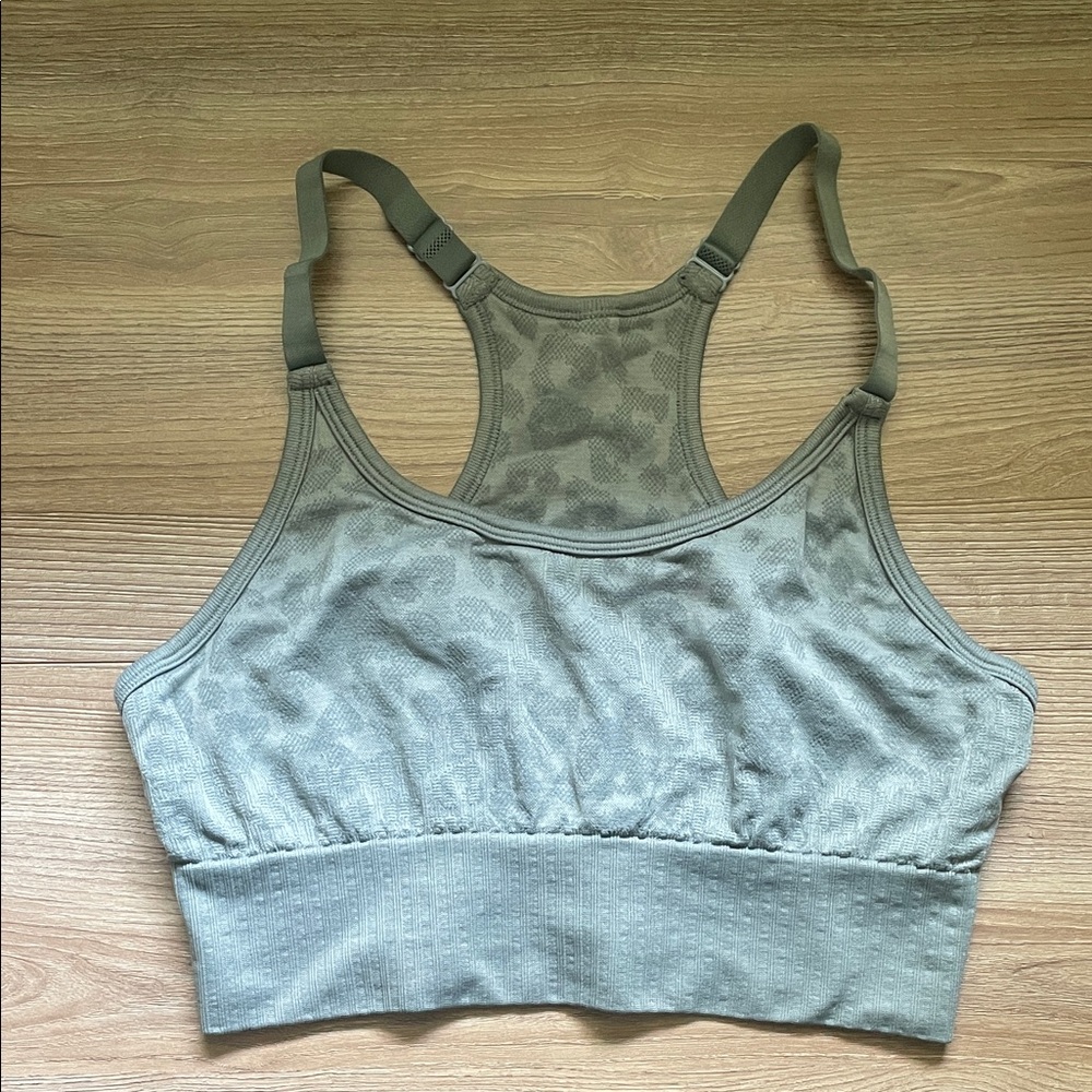 Victoria's Secret Olive Green Racerback Sports Bra